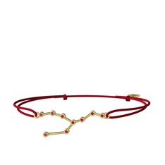 Taurus Bileklik - Rodolit garnet 8 ayar altın bileklik #d96un9