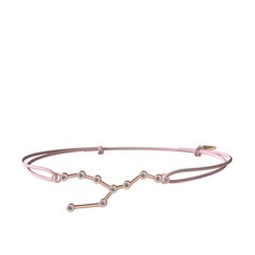 Pırlanta 8 ayar rose altın bileklik (0.324 karat)