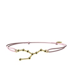 Siyah zirkon 14 ayar altın bileklik