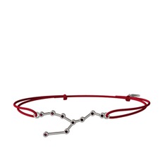 Taurus Bileklik - Kök yakut 925 ayar gümüş bileklik #eqgud