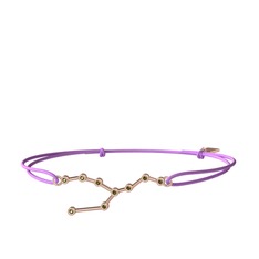 Peridot 18 ayar rose altın bileklik