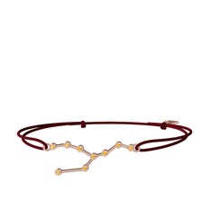 Taurus Bileklik - Sitrin 8 ayar rose altın bileklik #h6tqwx