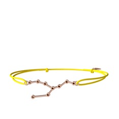 Taurus Bileklik - Dumanlı kuvars 925 ayar rose altın kaplama gümüş bileklik #jk6mi1