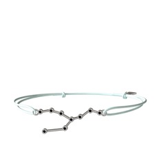 Taurus Bileklik - Siyah zirkon 925 ayar gümüş bileklik #jv6r26