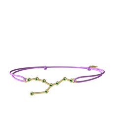 Taurus Bileklik - Yeşil kuvars 18 ayar altın bileklik #kdj1ur