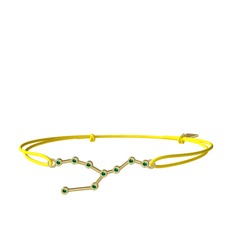 Yeşil kuvars 8 ayar altın bileklik