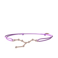 Taurus Bileklik - Pırlanta 14 ayar rose altın bileklik (0.324 karat) #p995wz