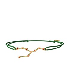 Taurus Bileklik - Garnet 18 ayar altın bileklik #pa1mri