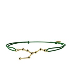 Taurus Bileklik - Siyah zirkon 18 ayar altın bileklik #y8elys