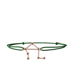 Dumanlı kuvars 8 ayar rose altın bileklik