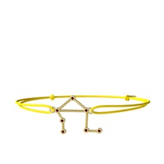 Libra Bileklik - Kök yakut 18 ayar altın bileklik #1789nea