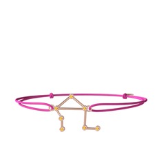 Libra Bileklik - Sitrin 18 ayar rose altın bileklik #1kjbsrd