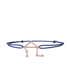 Pembe kuvars 8 ayar rose altın bileklik