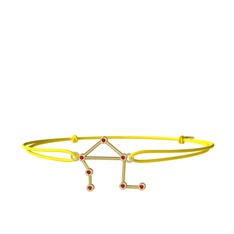 Libra Bileklik - Rodolit garnet 14 ayar altın bileklik #1pc9dr1