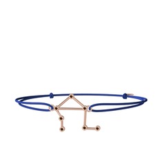 Dumanlı kuvars 8 ayar rose altın bileklik