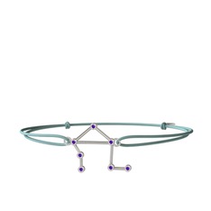 Libra Bileklik - Ametist 925 ayar gümüş bileklik #1r9425d