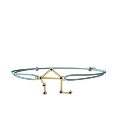 Libra Bileklik - Lab safir 14 ayar altın bileklik #1w33g9i