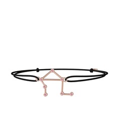 Libra Bileklik - Pembe kuvars 18 ayar rose altın bileklik #9gmpfx