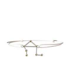 Libra Bileklik - Peridot 925 ayar gümüş bileklik #b3vt2x