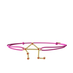 Libra Bileklik - Garnet 18 ayar altın bileklik #cboszy