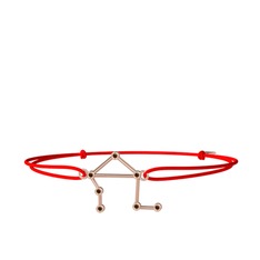 Dumanlı kuvars 18 ayar rose altın bileklik