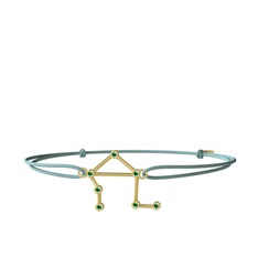 Libra Bileklik - Yeşil kuvars 18 ayar altın bileklik #o6v2fj