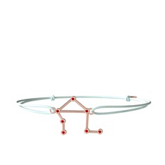 Libra Bileklik - Garnet 8 ayar rose altın bileklik #pf0c6w