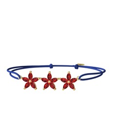 Markiz Yasemin Çiçeği Bileklik - Garnet 8 ayar altın bileklik #15wd3nv