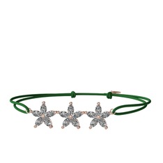 Markiz Yasemin Çiçeği Bileklik - Swarovski 8 ayar rose altın bileklik #18x6y9f