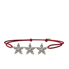 Markiz Yasemin Çiçeği Bileklik - Swarovski 18 ayar altın bileklik #1qdekbg