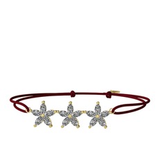 Markiz Yasemin Çiçeği Bileklik - Swarovski 14 ayar altın bileklik #1tzabxd
