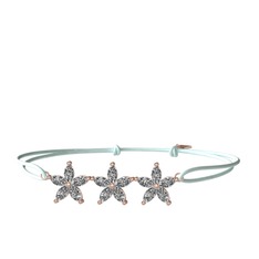 Swarovski 925 ayar rose altın kaplama gümüş bileklik