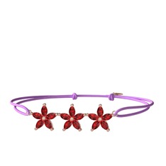 Garnet 18 ayar rose altın bileklik
