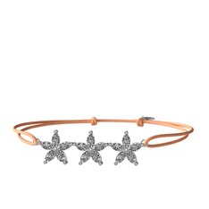 Markiz Yasemin Çiçeği Bileklik - Swarovski 925 ayar gümüş bileklik #g8qv48