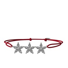 Markiz Yasemin Çiçeği Bileklik - Swarovski 14 ayar beyaz altın bileklik #gg3xt