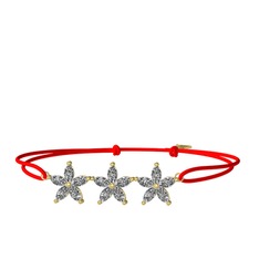 Swarovski 925 ayar altın kaplama gümüş bileklik