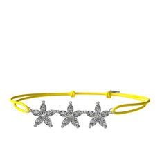 Markiz Yasemin Çiçeği Bileklik - Swarovski 18 ayar beyaz altın bileklik #rzlg17