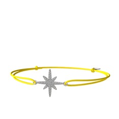 Kutup Yıldızı Bileklik - Swarovski 14 ayar beyaz altın bileklik #11qwoh6