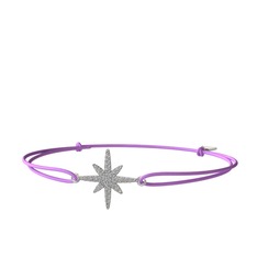 Kutup Yıldızı Bileklik - Swarovski 18 ayar beyaz altın bileklik #18g0hpd