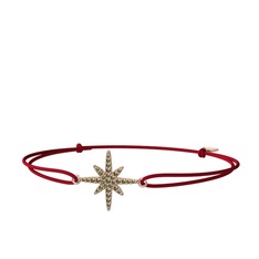 Kutup Yıldızı Bileklik - Peridot 925 ayar rose altın kaplama gümüş bileklik #1ajwv1o