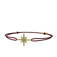 Peridot 14 ayar altın bileklik