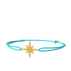 Kutup Yıldızı Bileklik - Sitrin 925 ayar altın kaplama gümüş bileklik #1d2pg9r