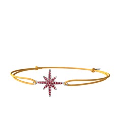 Rodolit garnet 925 ayar gümüş bileklik