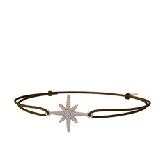 Kutup Yıldızı Bileklik - Swarovski 14 ayar rose altın bileklik #1tdw3x6