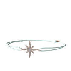 Kutup Yıldızı Bileklik - Swarovski 8 ayar rose altın bileklik #22nxqo