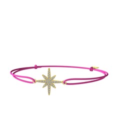 Swarovski 14 ayar altın bileklik