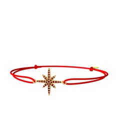 Garnet 8 ayar altın bileklik