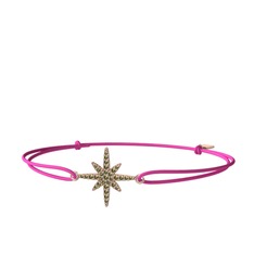 Kutup Yıldızı Bileklik - Peridot 8 ayar rose altın bileklik #jvnomg