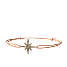 Peridot 14 ayar rose altın bileklik