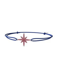 Rodolit garnet 925 ayar gümüş bileklik